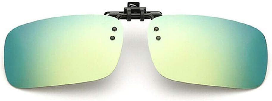 

Солнцезащитные очки UV400 с поляризацией, накладными линзами, откидными линзами, линзами для вождения в ночное время, для походов, рыбалки и других видов спорта на открытом воздухе Boxonly, Yellow Green