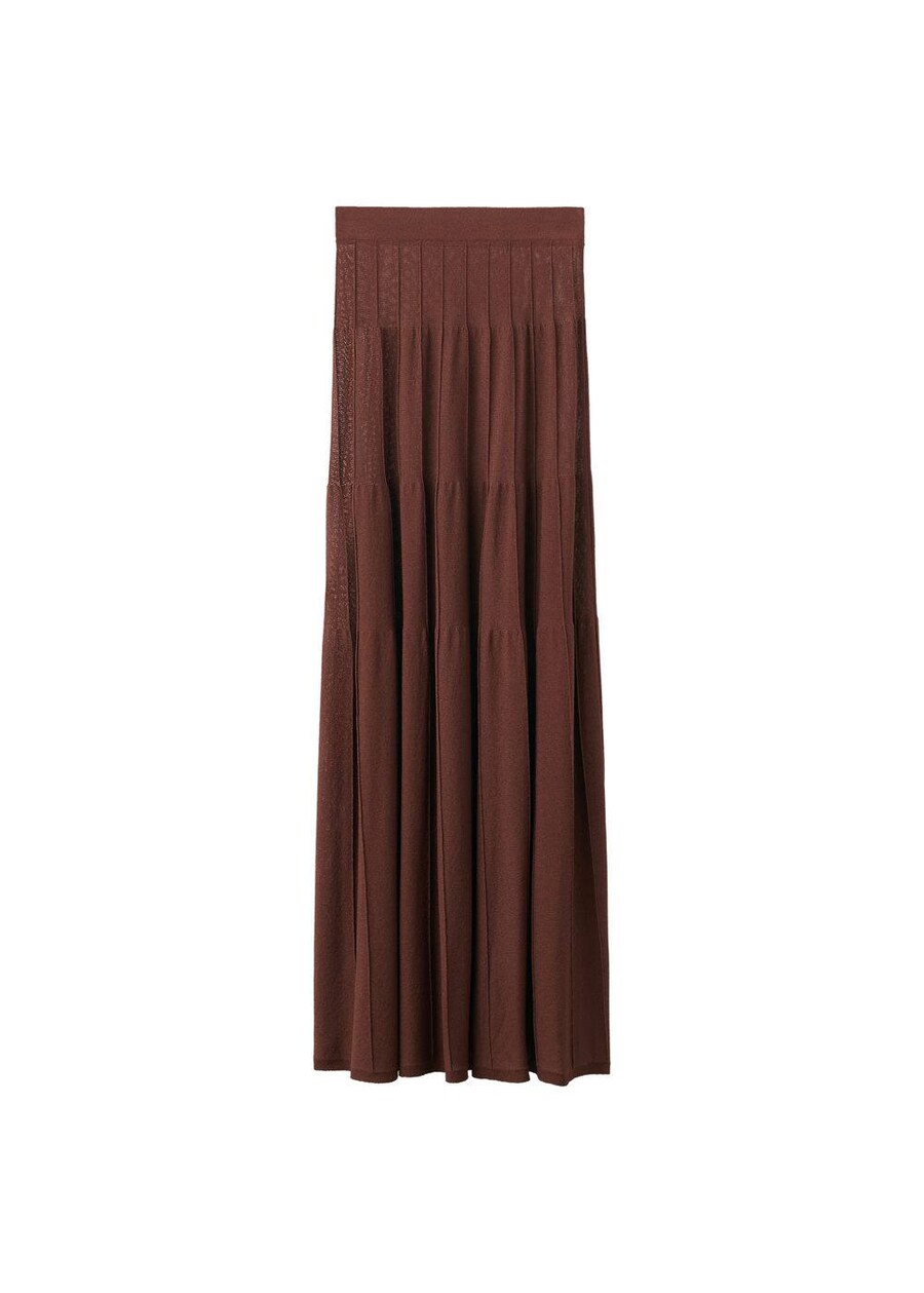 

Макси юбка MANGO, Chocolate