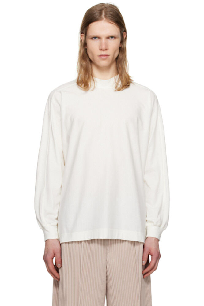 

Белая футболка Release-T 1 HOMME PLISSÉ ISSEY MIYAKE