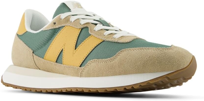 Мужские кроссовки для бега по шоссе New Balance 237 V1 Classic, Dark Juniper/Dried Apricot — фото 4