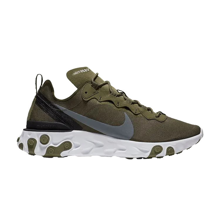 

Кроссовки Nike React Element 55 'Medium Olive', зеленый