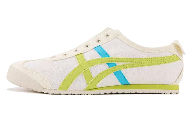 

Кроссовки Onitsuka Tiger Mexico 66 Slip On Cream/Neon Lime, зеленый