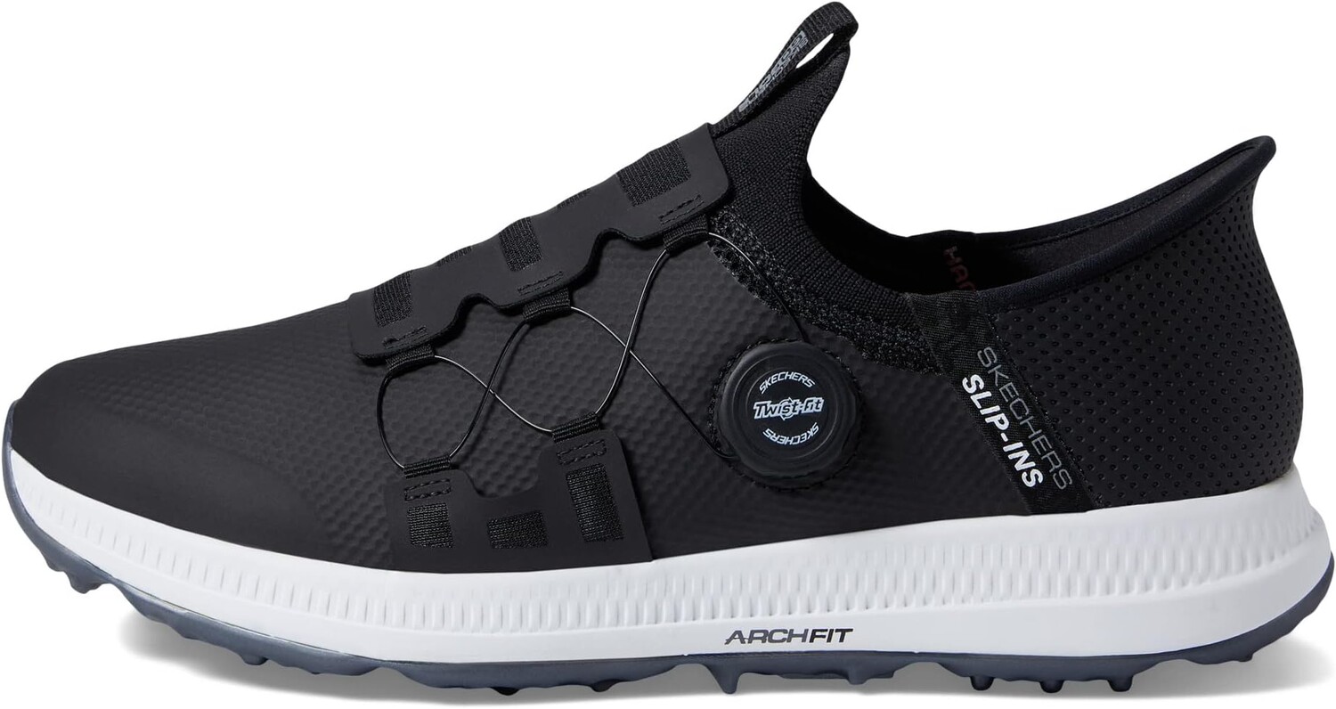 Кроссовки Go Golf Elite 5 Hands Free Slip-Ins Skechers, цвет Black/White — фото 4