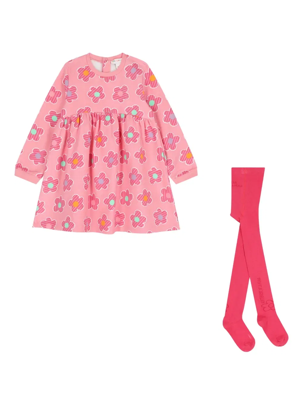 Комплект из двух платьев с цветочным принтом Agatha Ruiz De La Prada, розовый