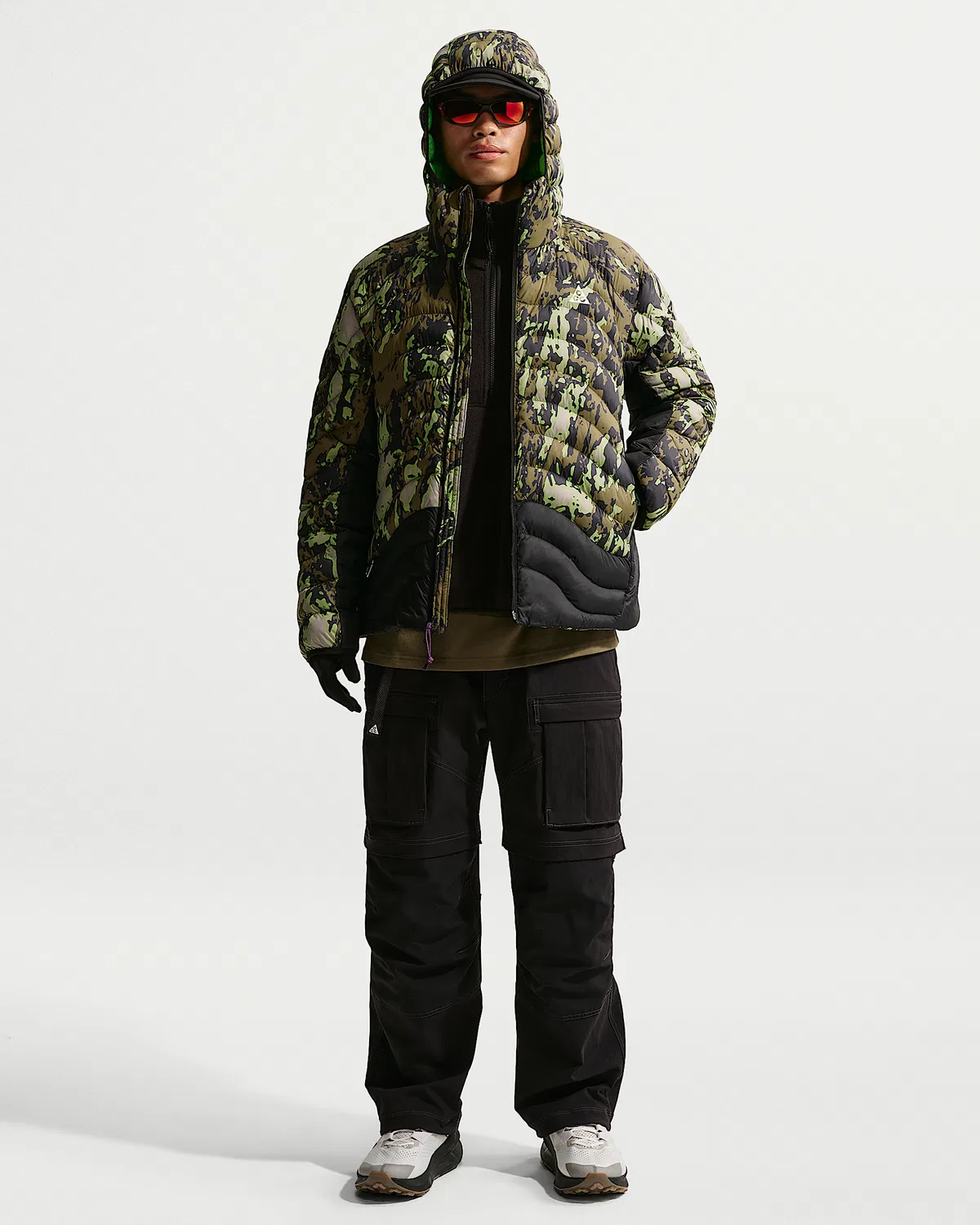 Мужская куртка Nike ACG Therma-FIT ADV "Lava Flow", College Grey/Black/Mean Green/Summit White — фото 4