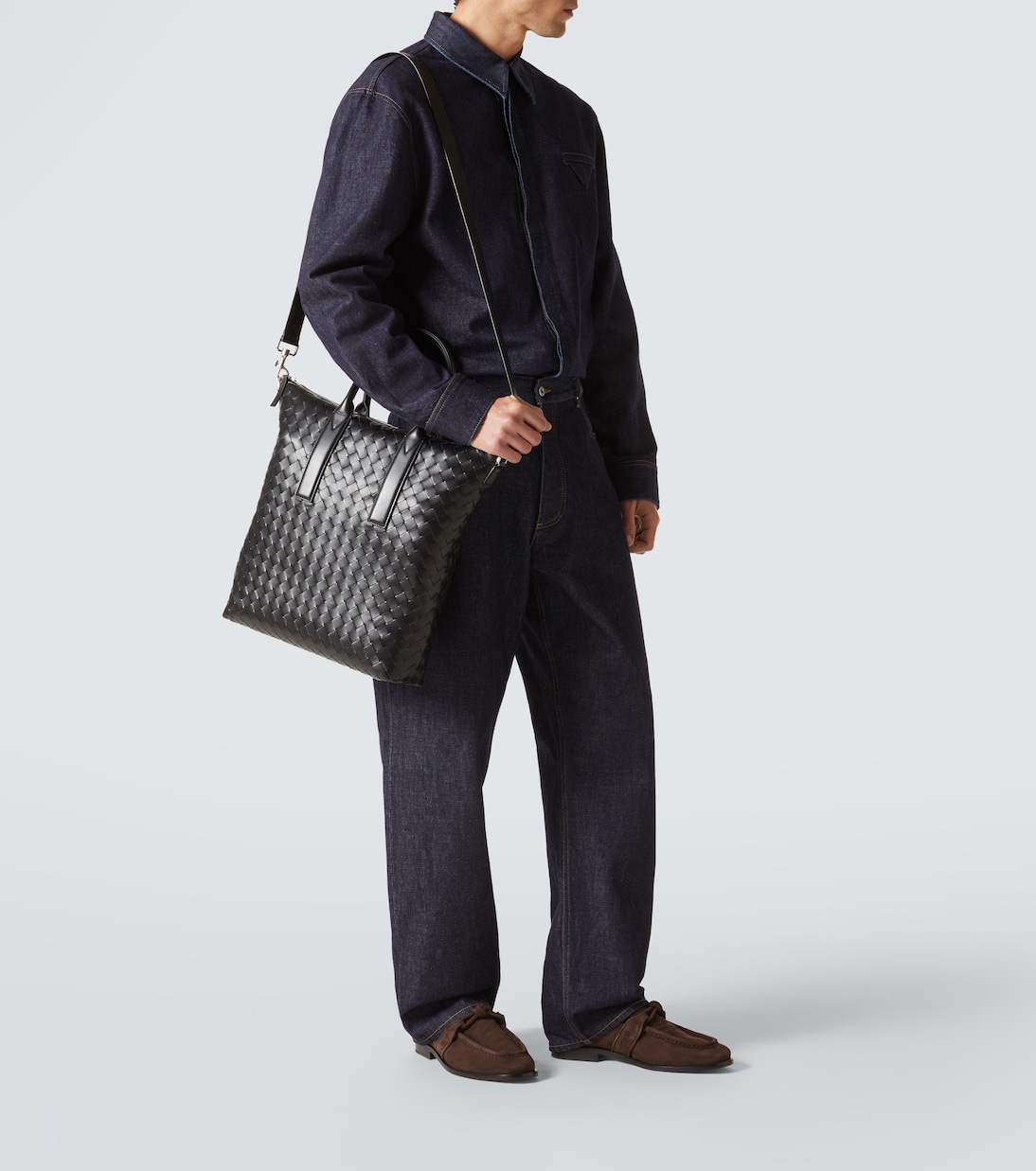 Лоферы из замши Astaire Knot Bottega Veneta, Fondant — фото 2