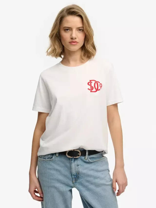 Футболка свободного кроя SD&Co, Optic Superdry