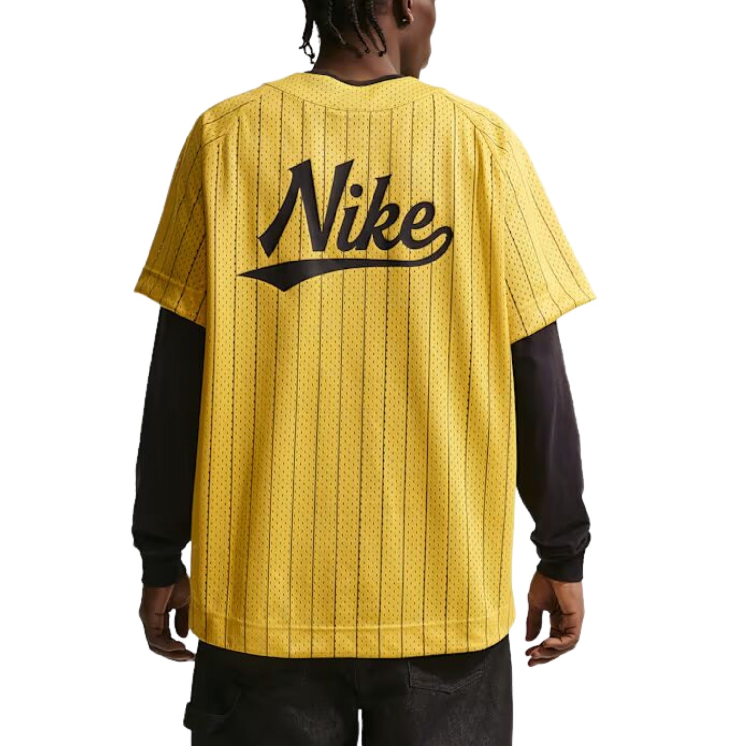 Футболка Nike Sportswear Club 'Saffron Quartz Black' — фото 2