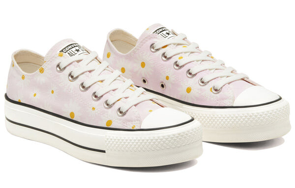 Кроссовки chuck taylor all star lift platform low 'camp - daisies' Converse, розовый — фото 3