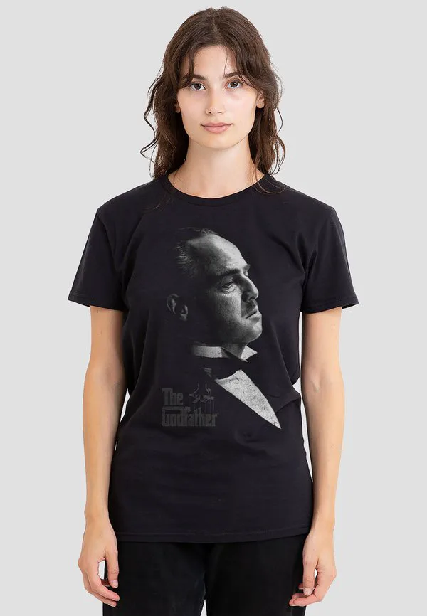 

Футболка с графическим принтом "крестный отец" и изображением вито. Cotton Soul, Black, Черный, Футболка с графическим принтом "крестный отец" и изображением вито. Cotton Soul, Black