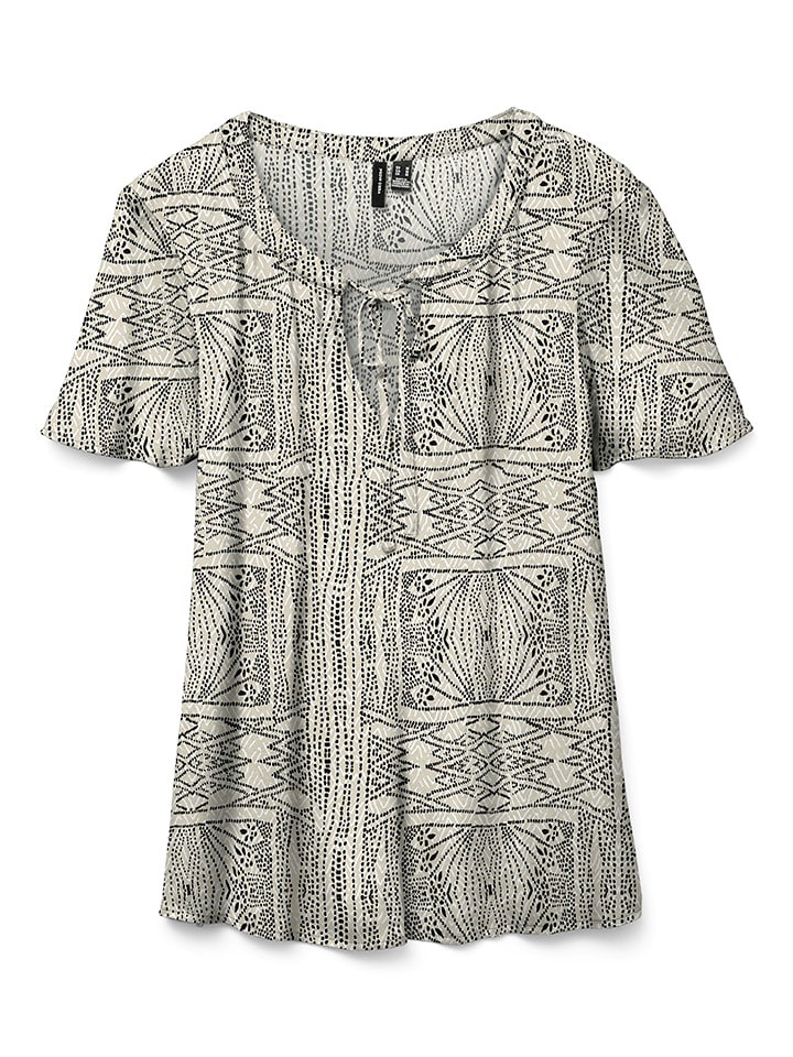 

Блузка Vero Moda, кремовый/черный