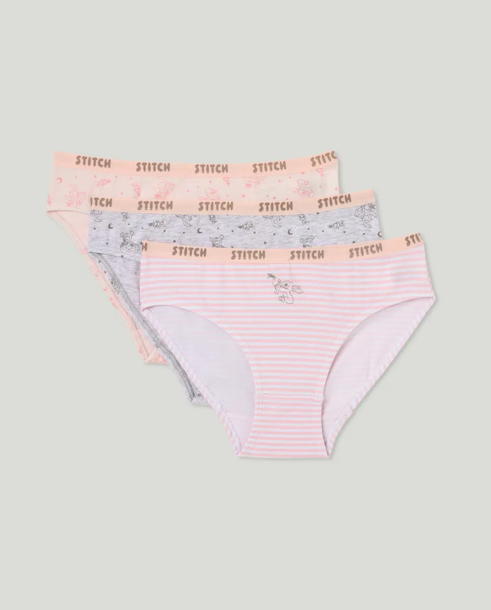 

Упаковка 3 Стежок девичьих трусиков Cotton Juice, цвет Rosa