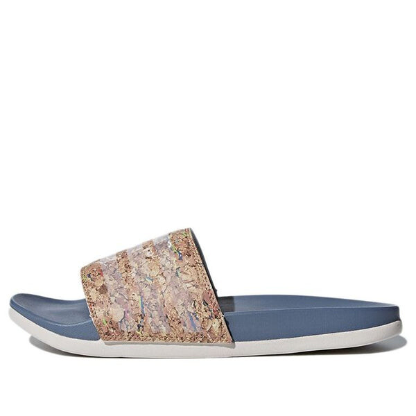 

Тапочки adilette cloudfoam plus cork Adidas, синий