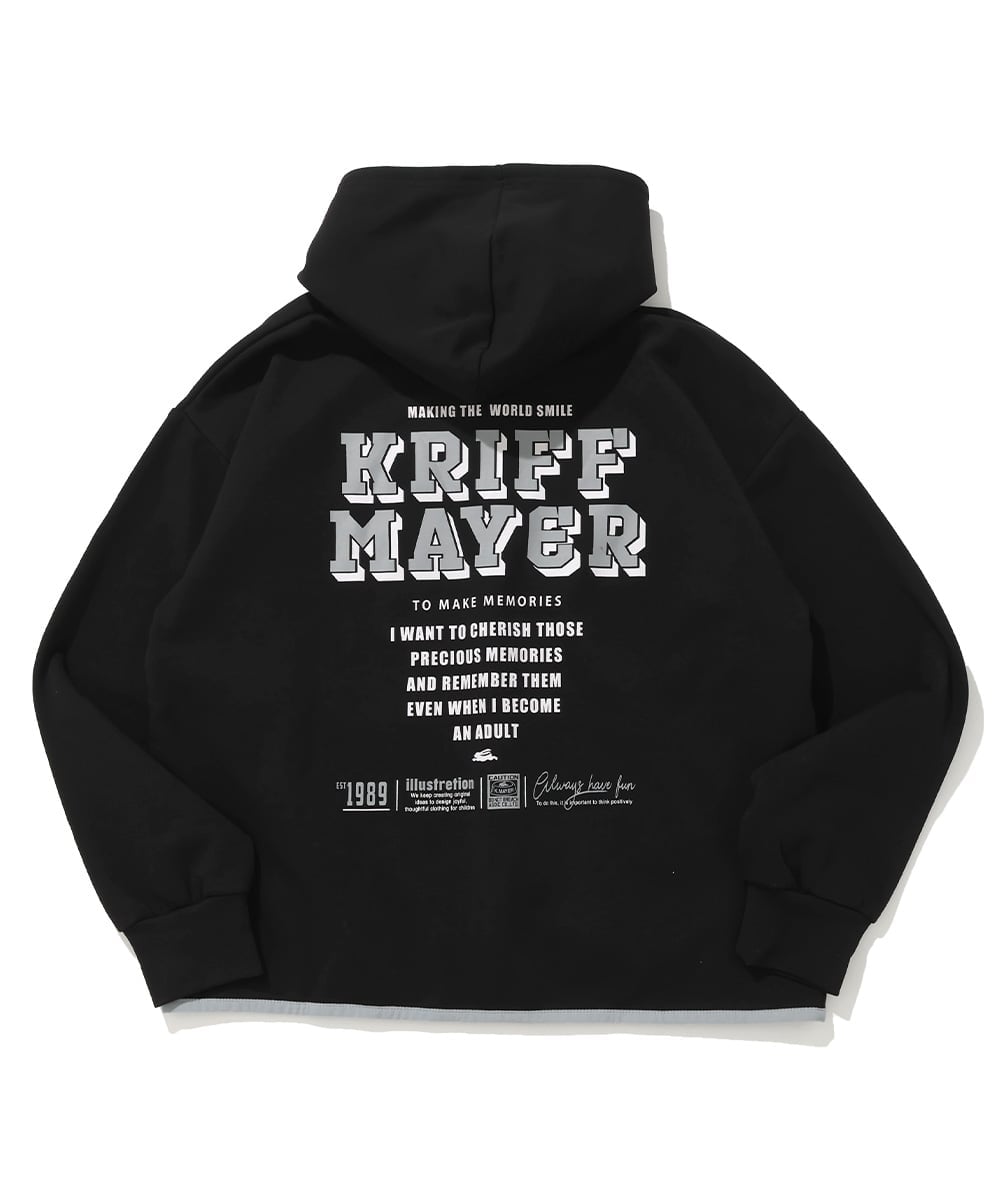 Легкая технологичная парка на молнии Kriff Mayer, Black