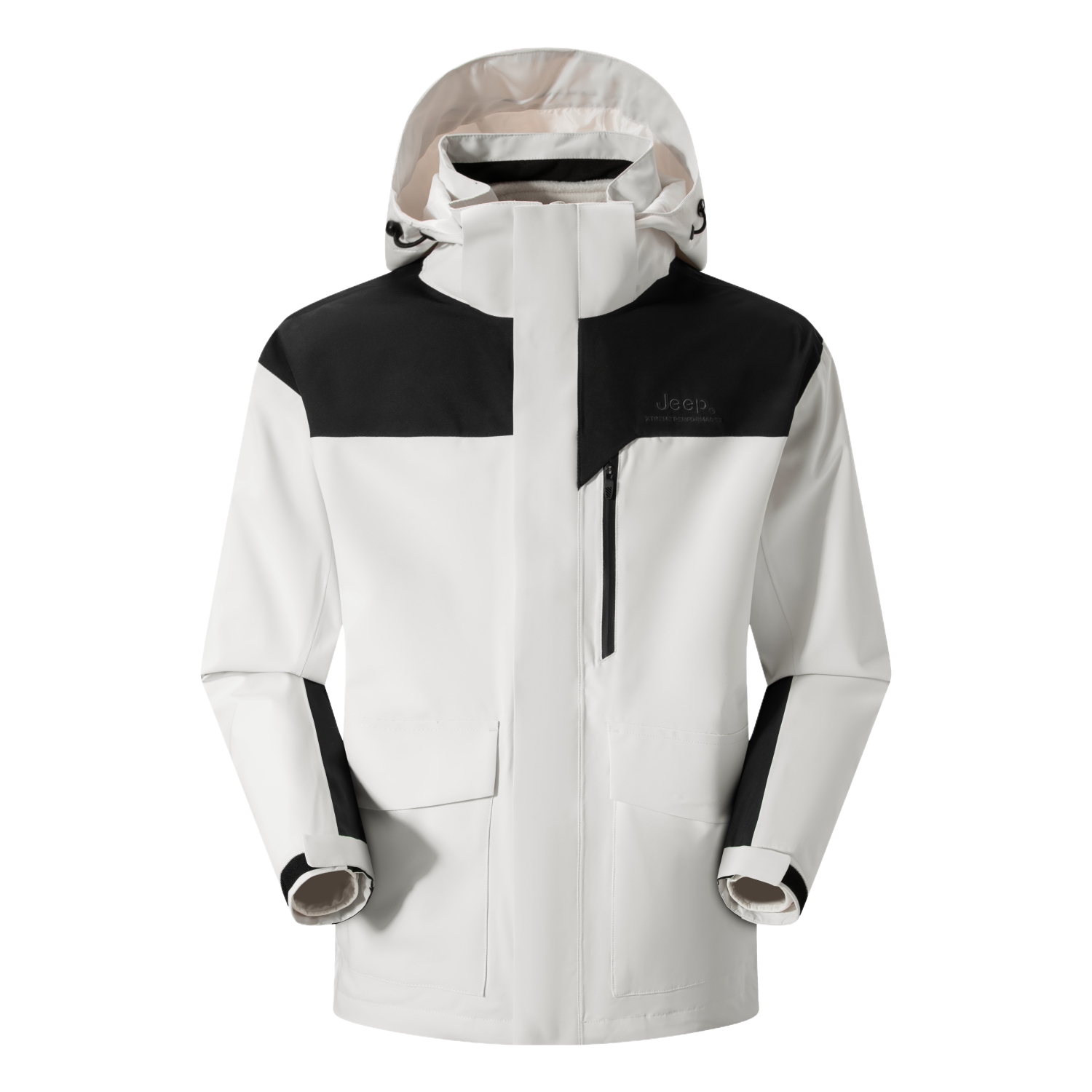 

Ветровка Thermal Windbreaker Jacket Unisex из коллекции Luxury Cowboy Collection, водонепроницаемая, ветронепроницаемая, дышащая, устойчивая к истиранию Jeep, 3-in-1 all-weather hardcore windbreaker jacket-айвори белый