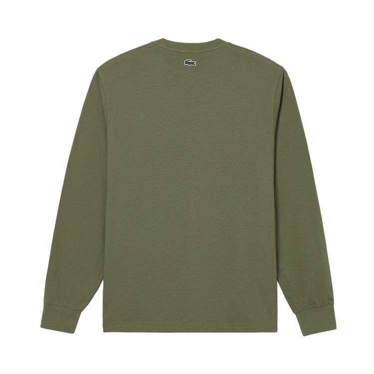 Футболка унисекс LACOSTE, оливковый — фото 2