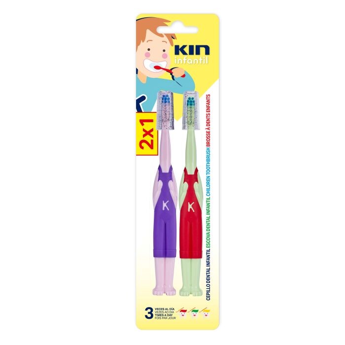 

Набор косметики Set 2 Cepillos Dentales Infantiles Kin, 2 unidades