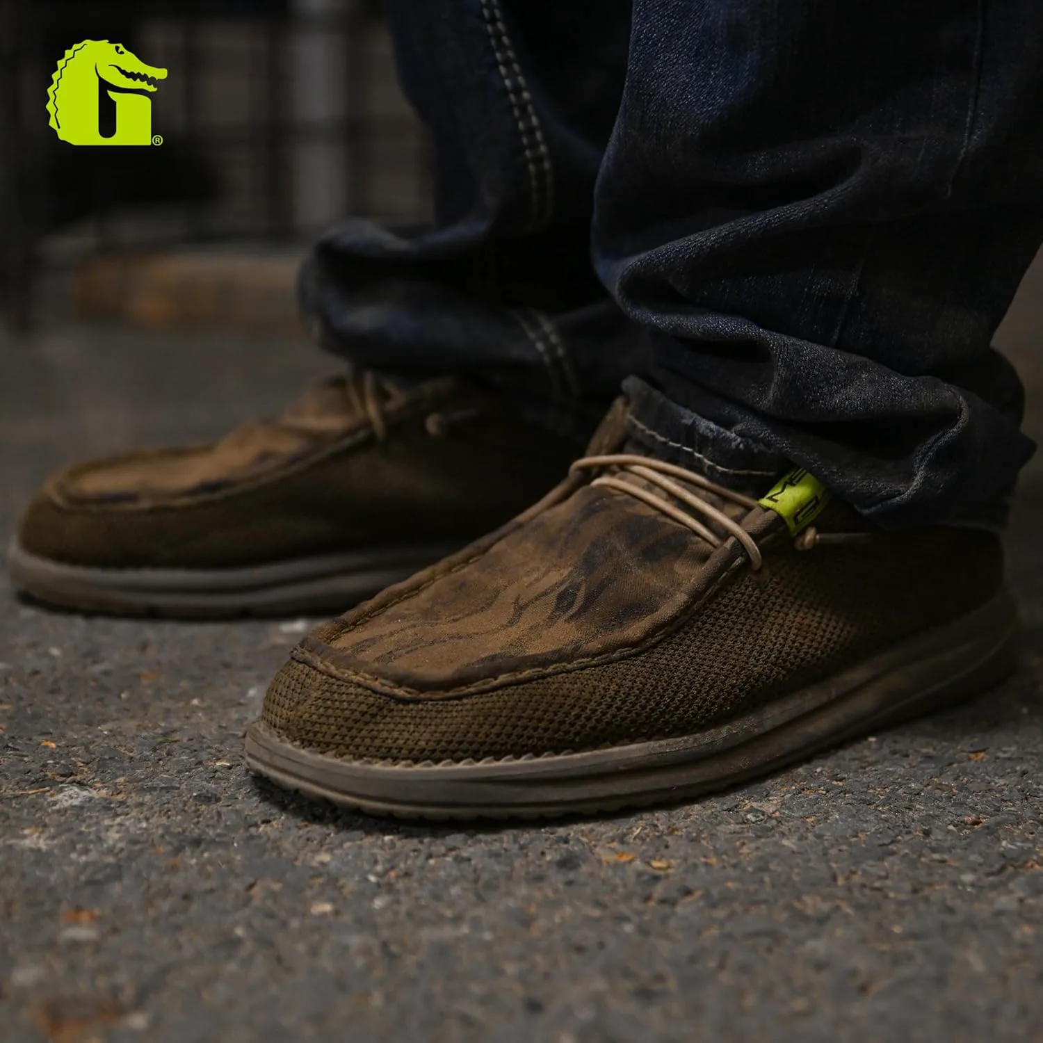 Мужские ботинки Gator Waders для кемпинга - дышащие лоферы без шнуровки - эластичные шнурки - сверхлегкая амортизация на весь день - удобная посадка — фото 2