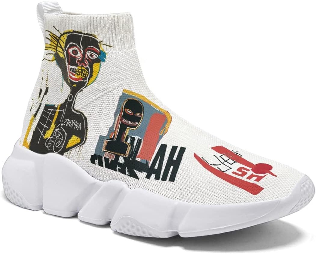 

Мужские кроссовки Hetios с граффити, для ходьбы и бега, носочные, легкие, удобные, дышащие, многоцветные, Figure 4