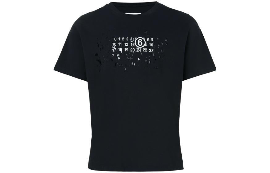 

Футболка унисекс черная Mm6 Maison Margiela, черный