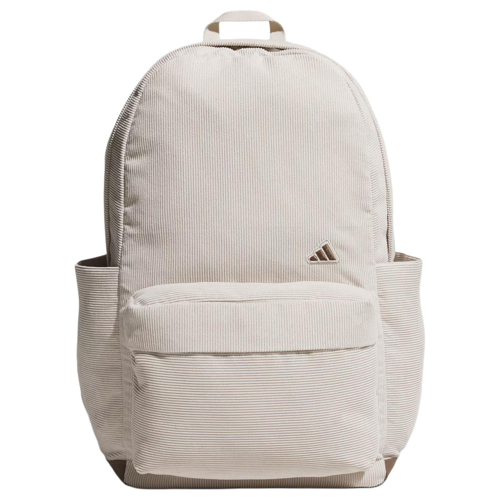 

Adidas Кордуровый рюкзак унисекс цвет бауксит браун, Miracle Bauxite Brown Color