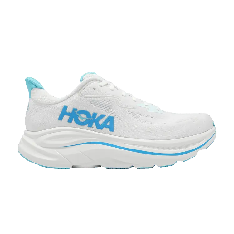 

Кроссовки HOKA Clifton 10 Wide 'White Skyward Blue', белый