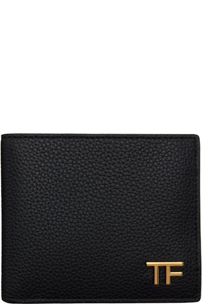 

Черный мягкий кожаный кошелек T Line Bifold TOM FORD
