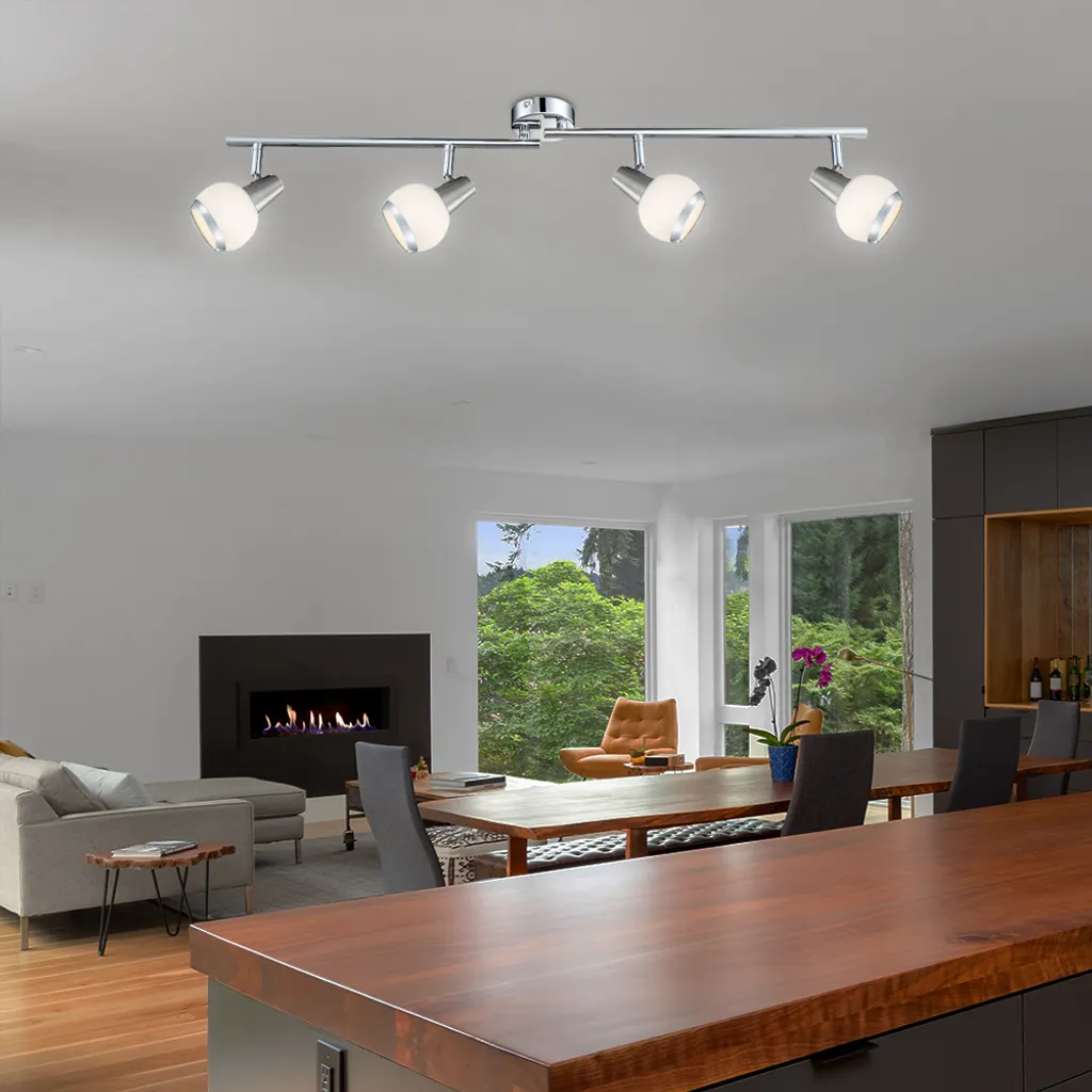 

Потолочный светодиодный светильник Globo Lighting, серебряный