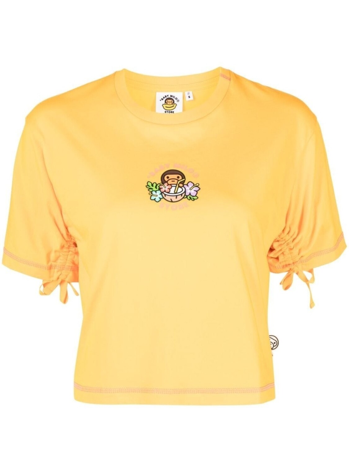 

*BABY MILO STORE BY *A BATHING APE футболка с логотипом, желтый