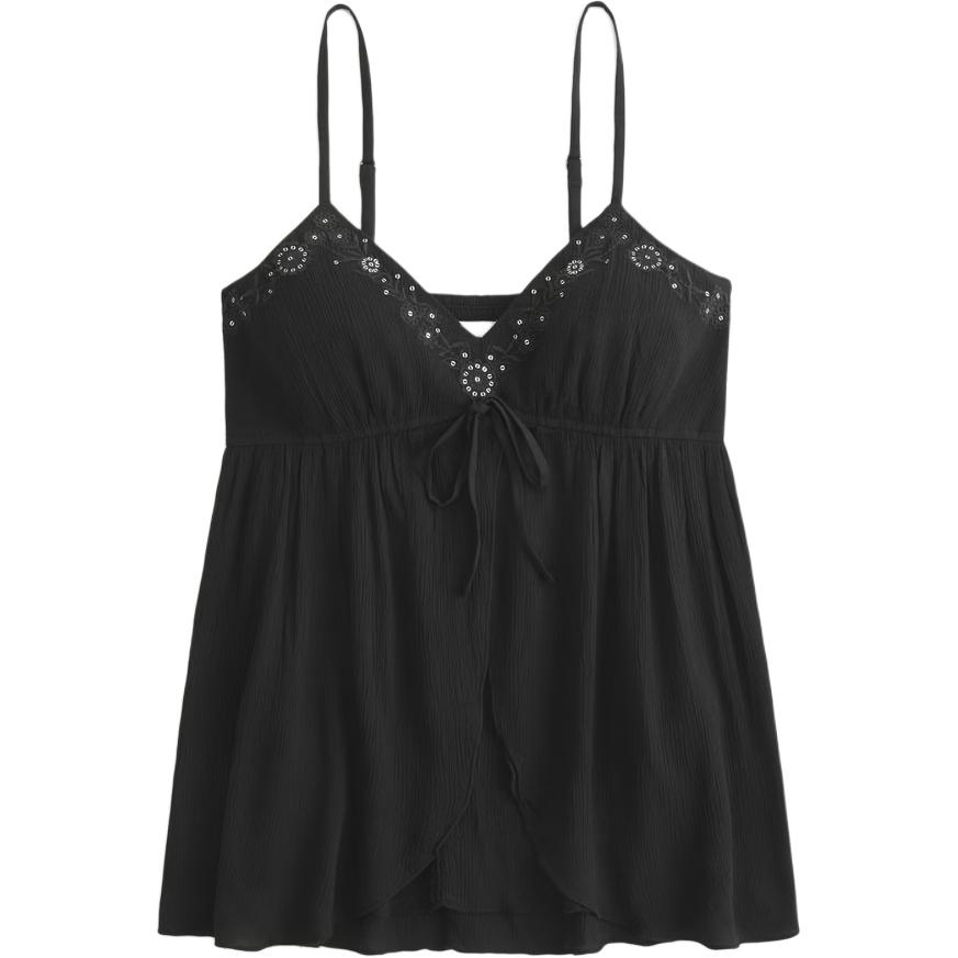 

Hollister Женская майка черного цвета