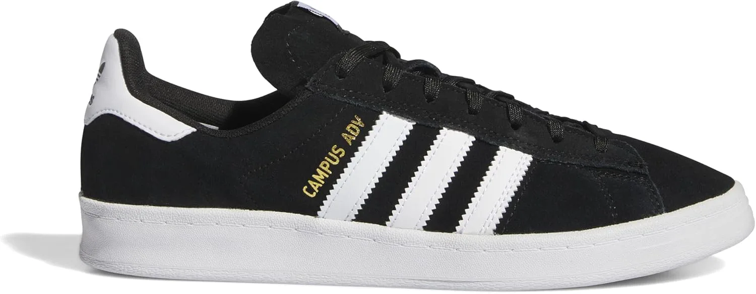 Мужские кроссовки Adidas Originals Campus ADV для скейтборда, черно-белый