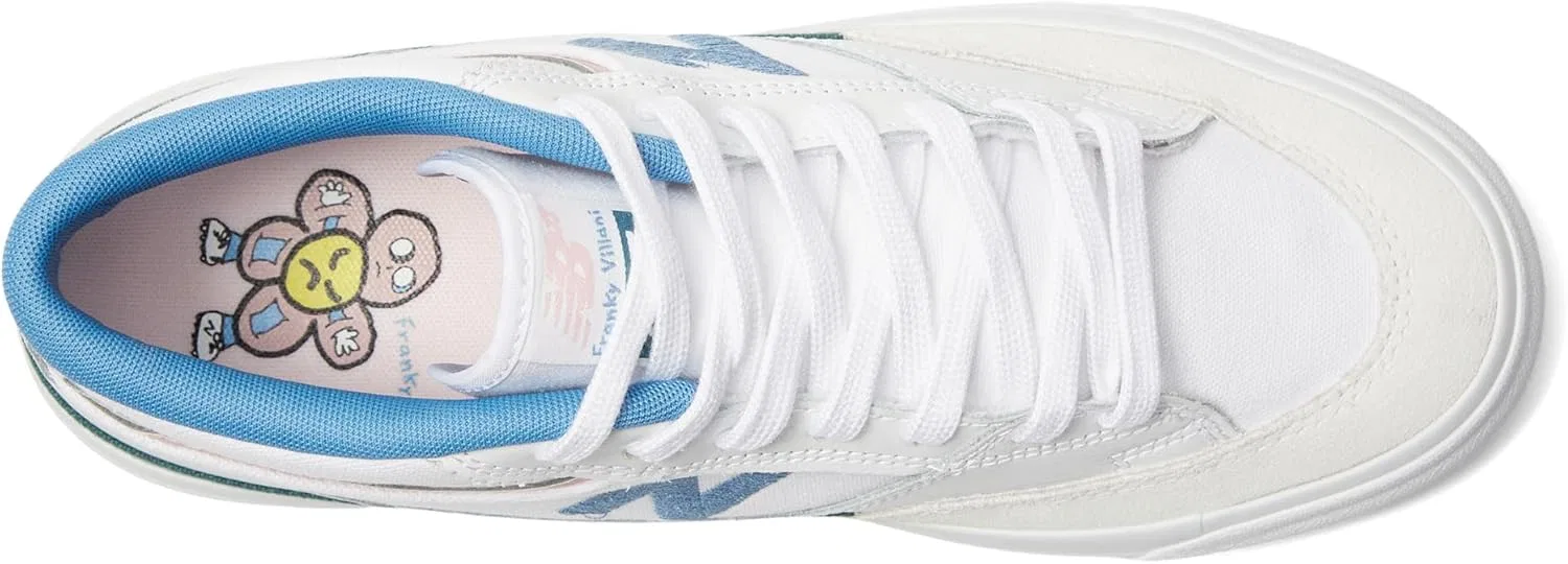 Кроссовки New Balance 417 - Franky Villani, белый/светло-голубой — фото 2
