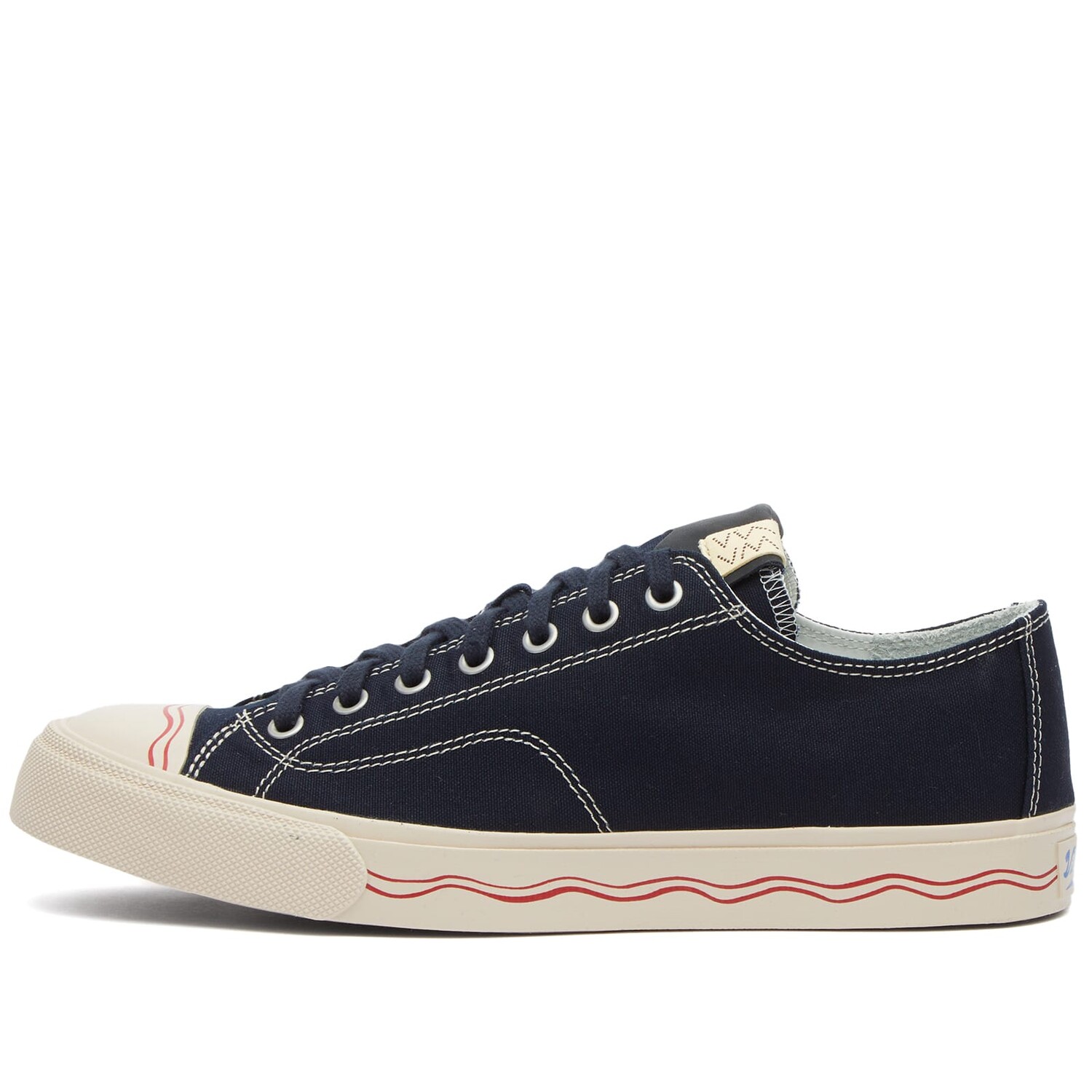 

Кроссовки Visvim Seeger Low Canvas Sneakers, темно-синий
