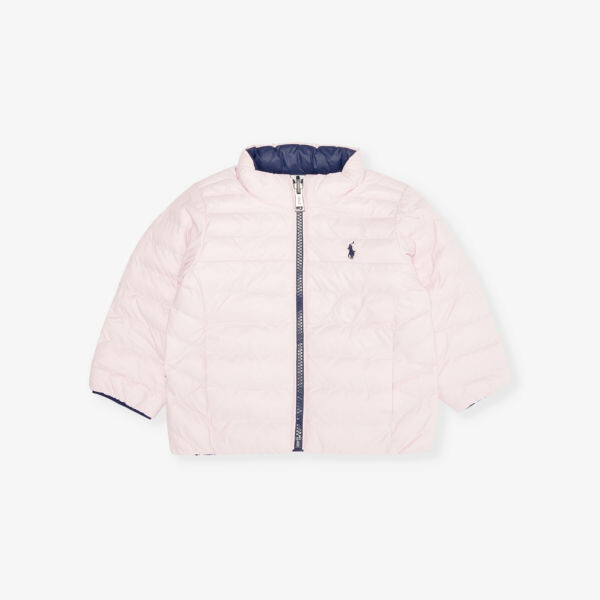 

Двусторонняя куртка из переработанного нейлона для девочки Terra Polo Ralph Lauren, розовый