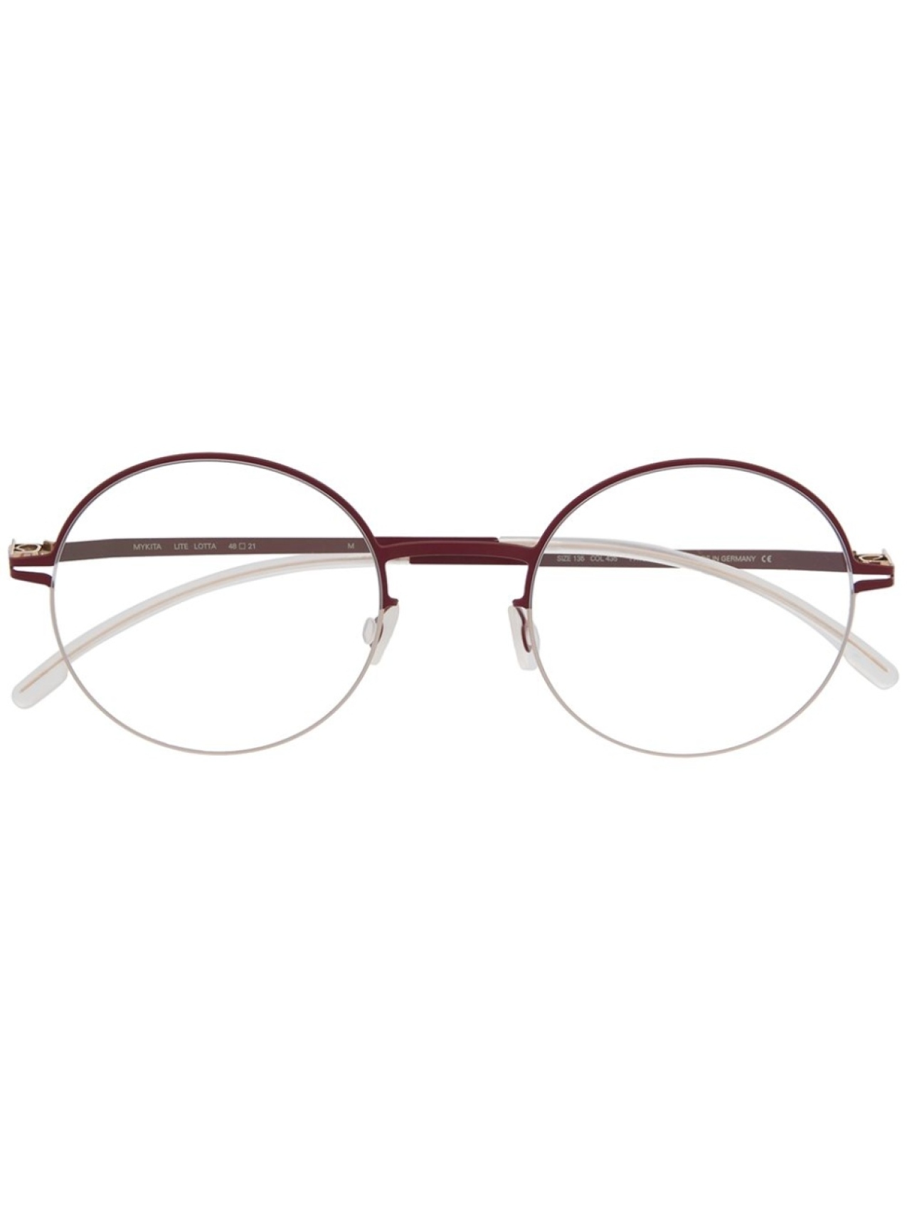 

Mykita очки в круглой оправе, красный