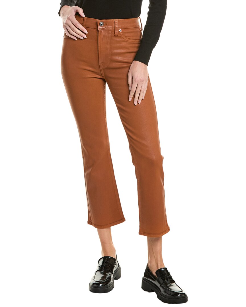 

7 For All Mankind Джинсы с высокой посадкой и облегающими джинсами, цвет ginger