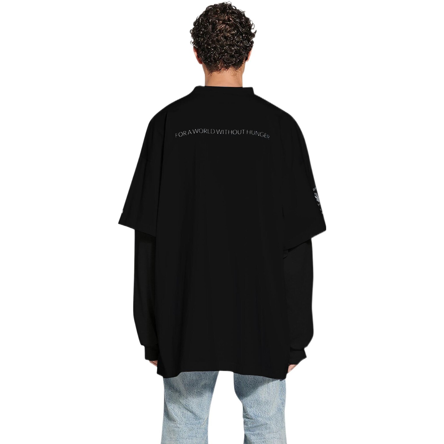 Футболка X WFP мужская черная Balenciaga, черный — фото 4