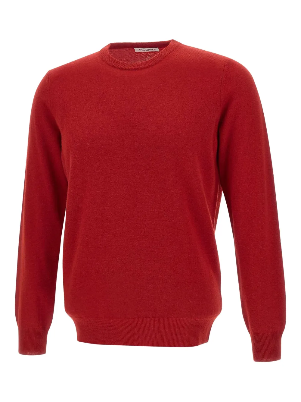 

Ребристый свитер с круглым вырезом Kangra, красный