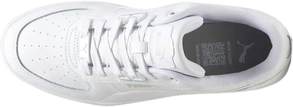 Мужские кроссовки PUMA Caven 2.0 Lux на шнуровке - Белые, белый — фото 4