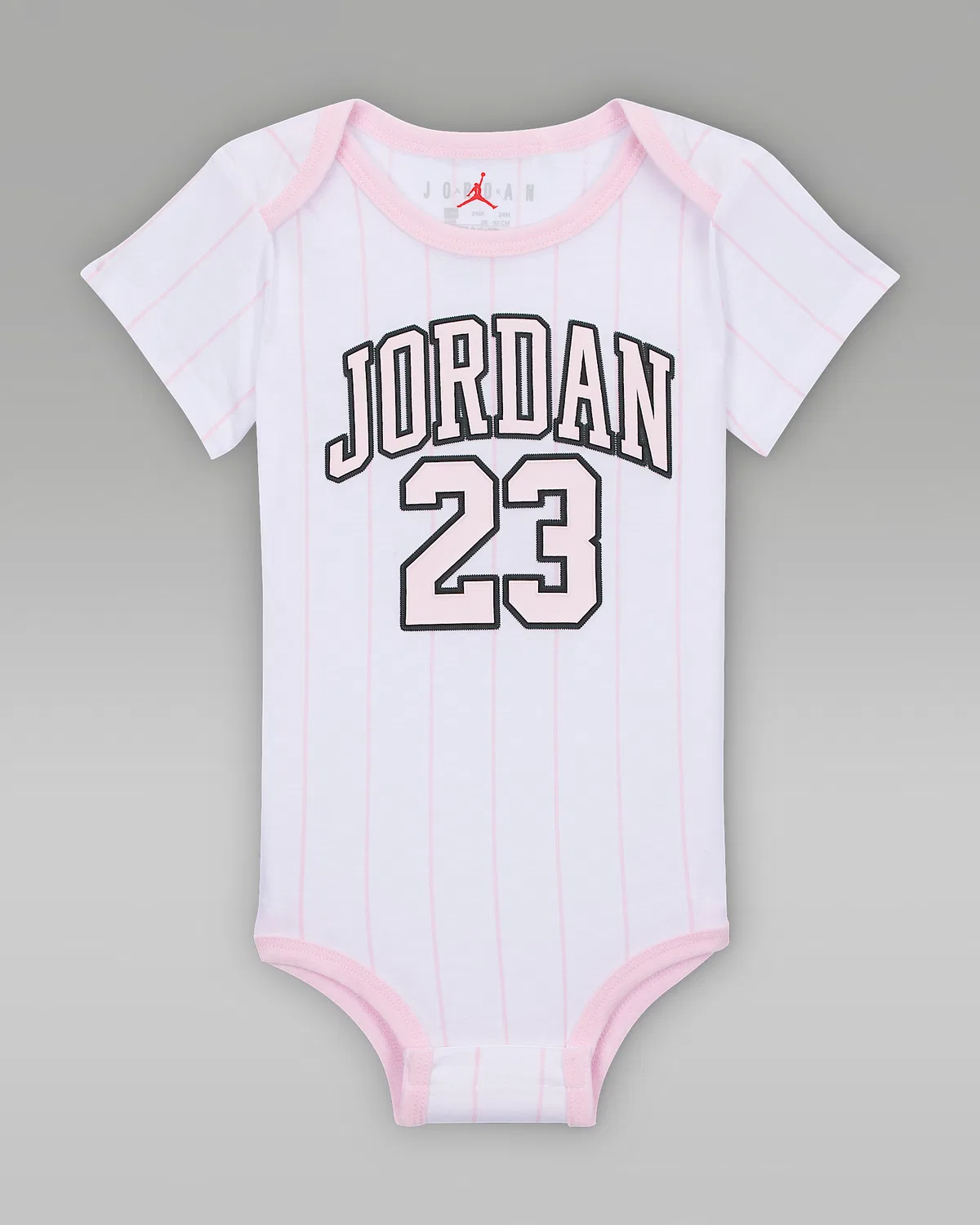 Детский (6-12M) 23 Jersey 2-Piece Full-Zip Hoodie Set Jordan, Pink — фото 2