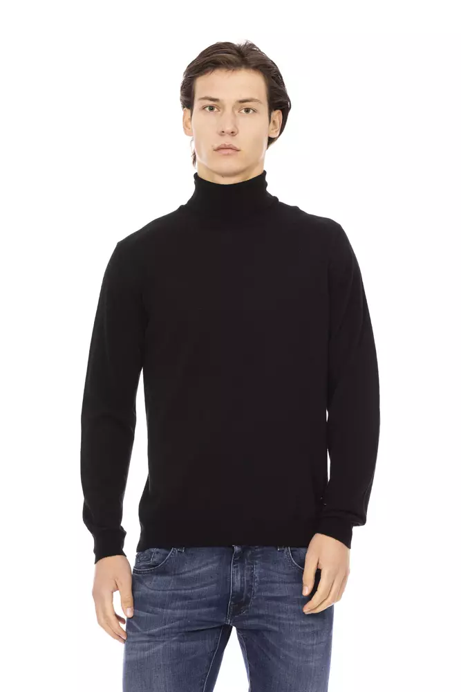 

Черный мужской свитер из ткани Baldinini Trend, Black