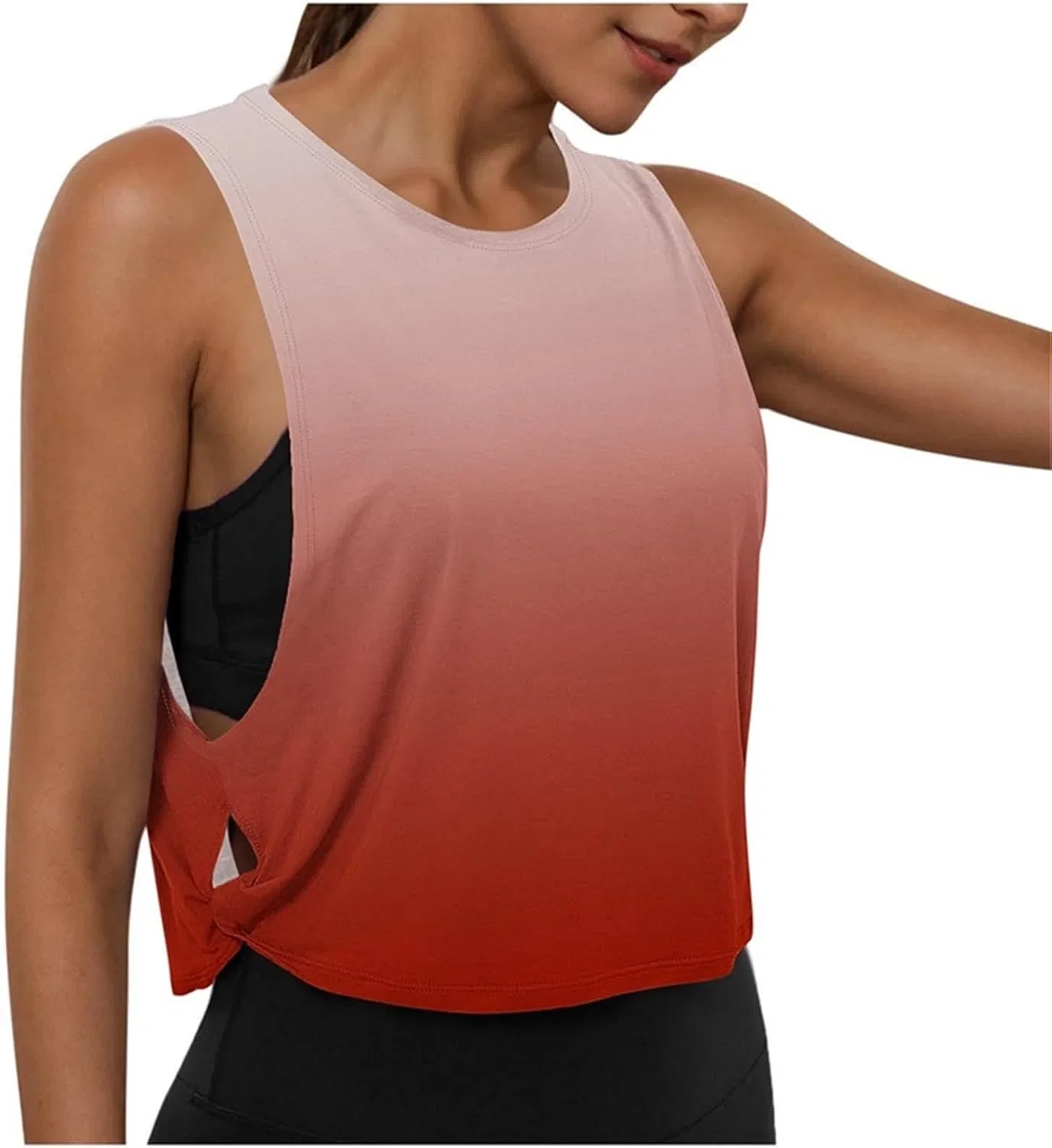 Женский топ без рукавов Gradient, Athletic Camisole, Red