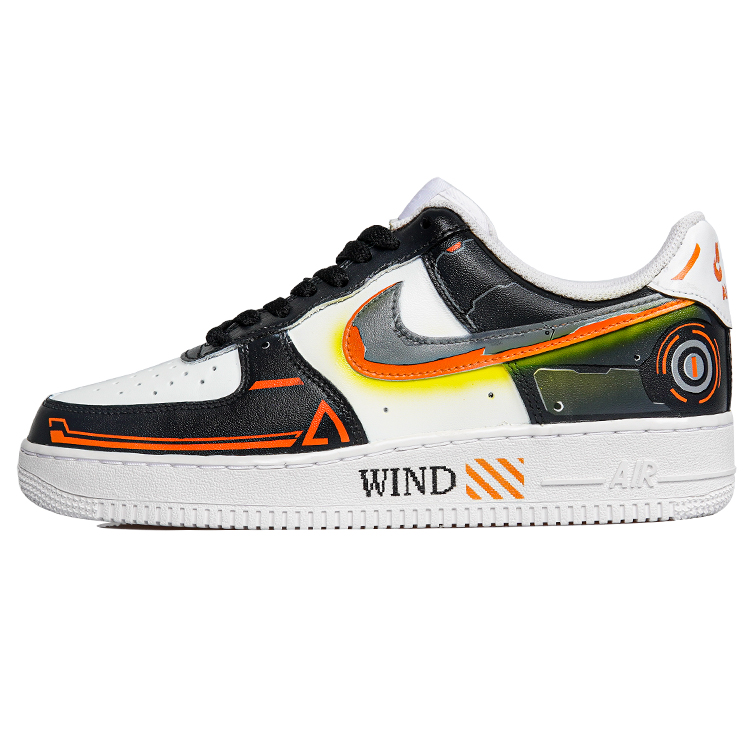 

Кроссовки Nike Air Force 1 Skateboarding Shoes Men Low-top Yellow/orange, черный