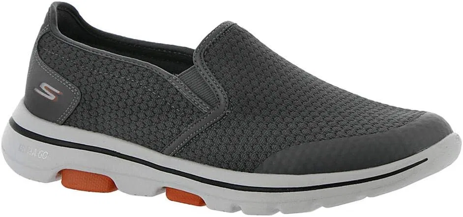 Мужские слипоны Skechers Go Walk 5 Apprize, Charcoal — фото 3