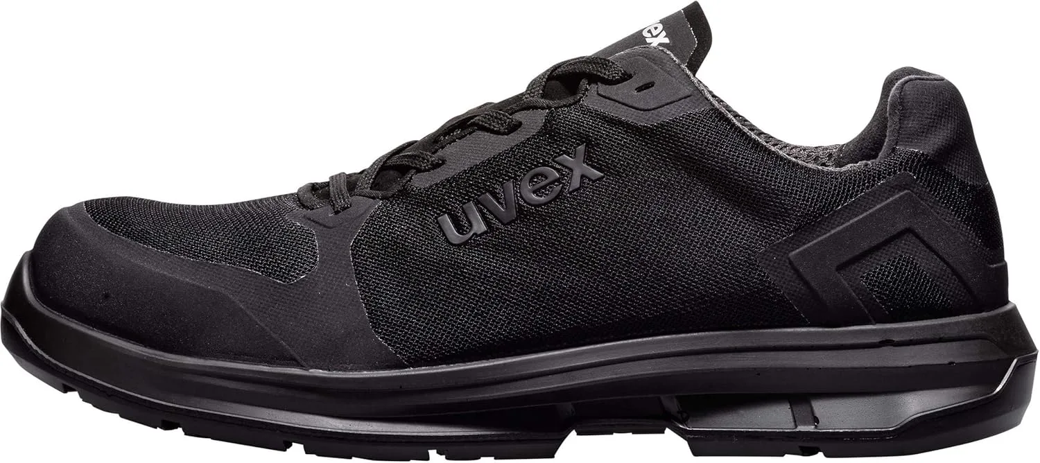 Спортивные ботинки высокого качества Uvex 1 x Sport - защитная обувь S1 P SRC ESD - Черные - Ширина 14 / Сверхширокая — фото 3
