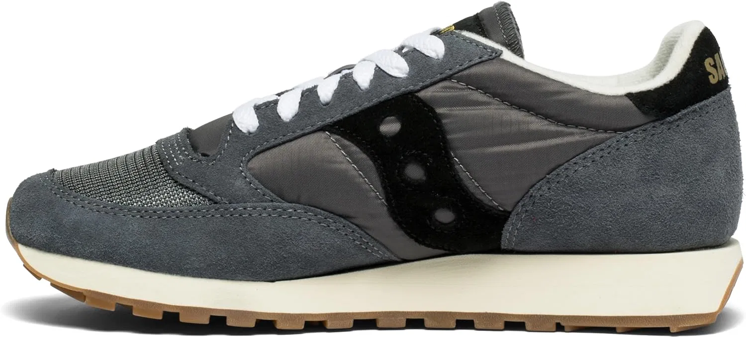 Мужские винтажные кроссовки Jazz Original Saucony, Grey Black — фото 2