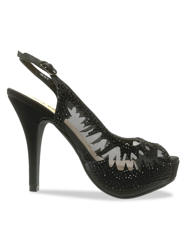 

Сандалии Dream на платформе с украшением Lady Couture, черный