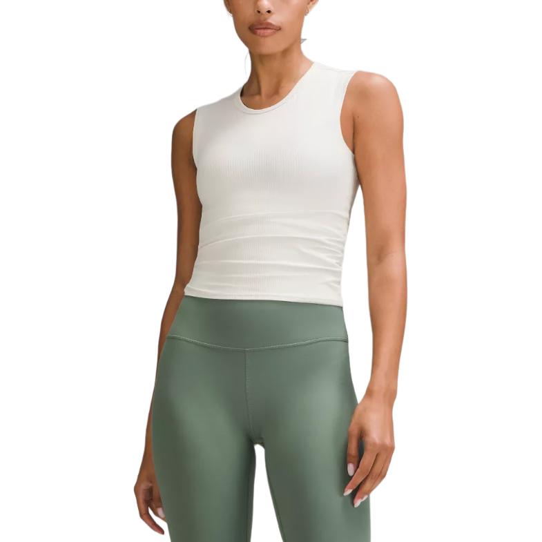 

Все, Что Нужно Футболка с ребристой спинкой и скрученным верхом Женская Lululemon, Глубоко в Любви Розовый/PSNT
