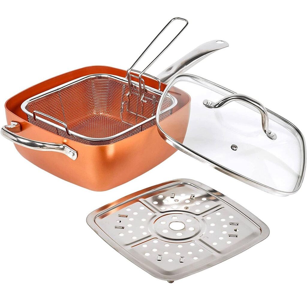 

InnovaGoods Copper 5 в 1 набор многофункциональных сковородок (4 шт.)