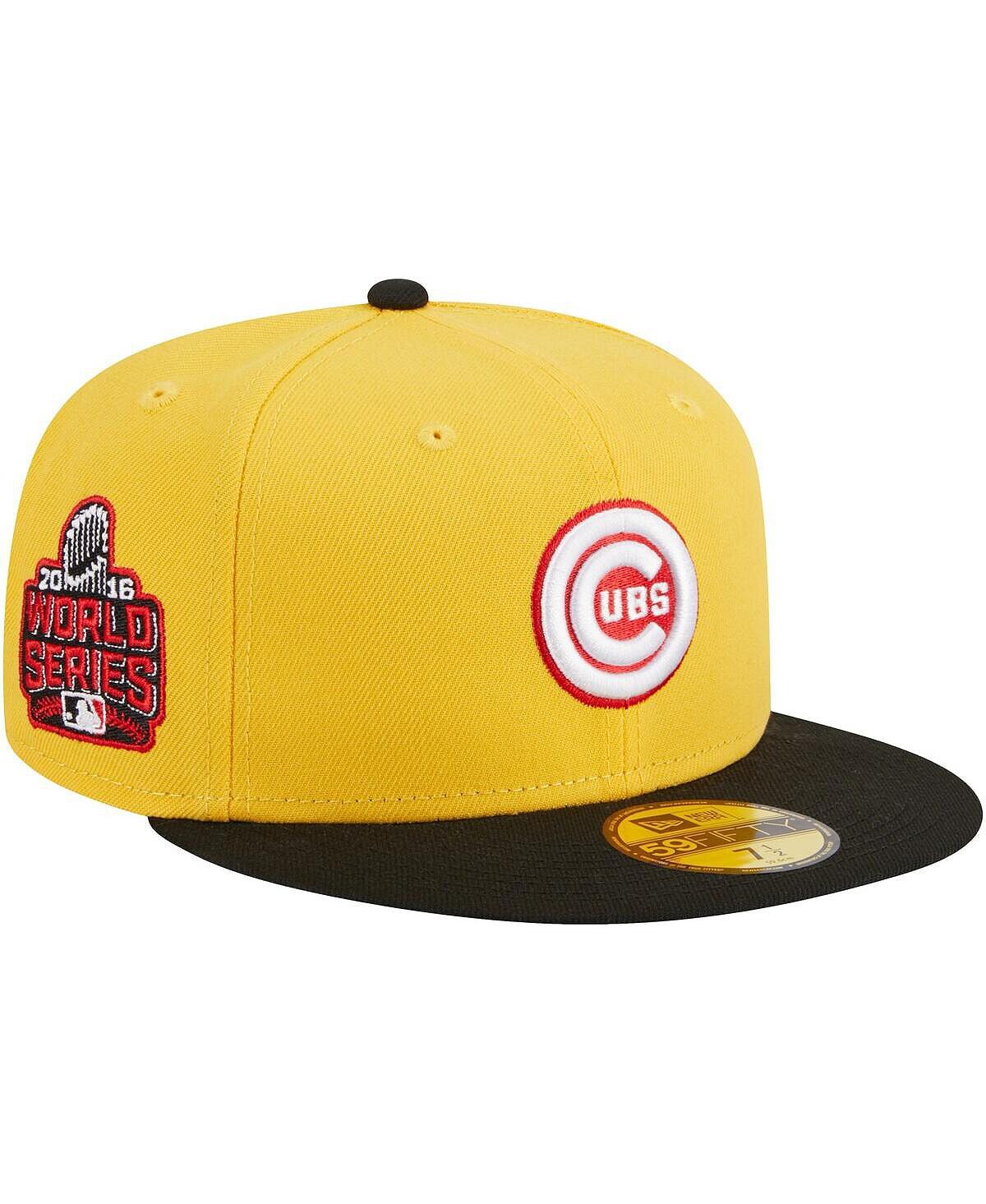 

Мужская желто-черная приталенная шляпа Chicago Cubs Grilled 59FIFTY New Era
